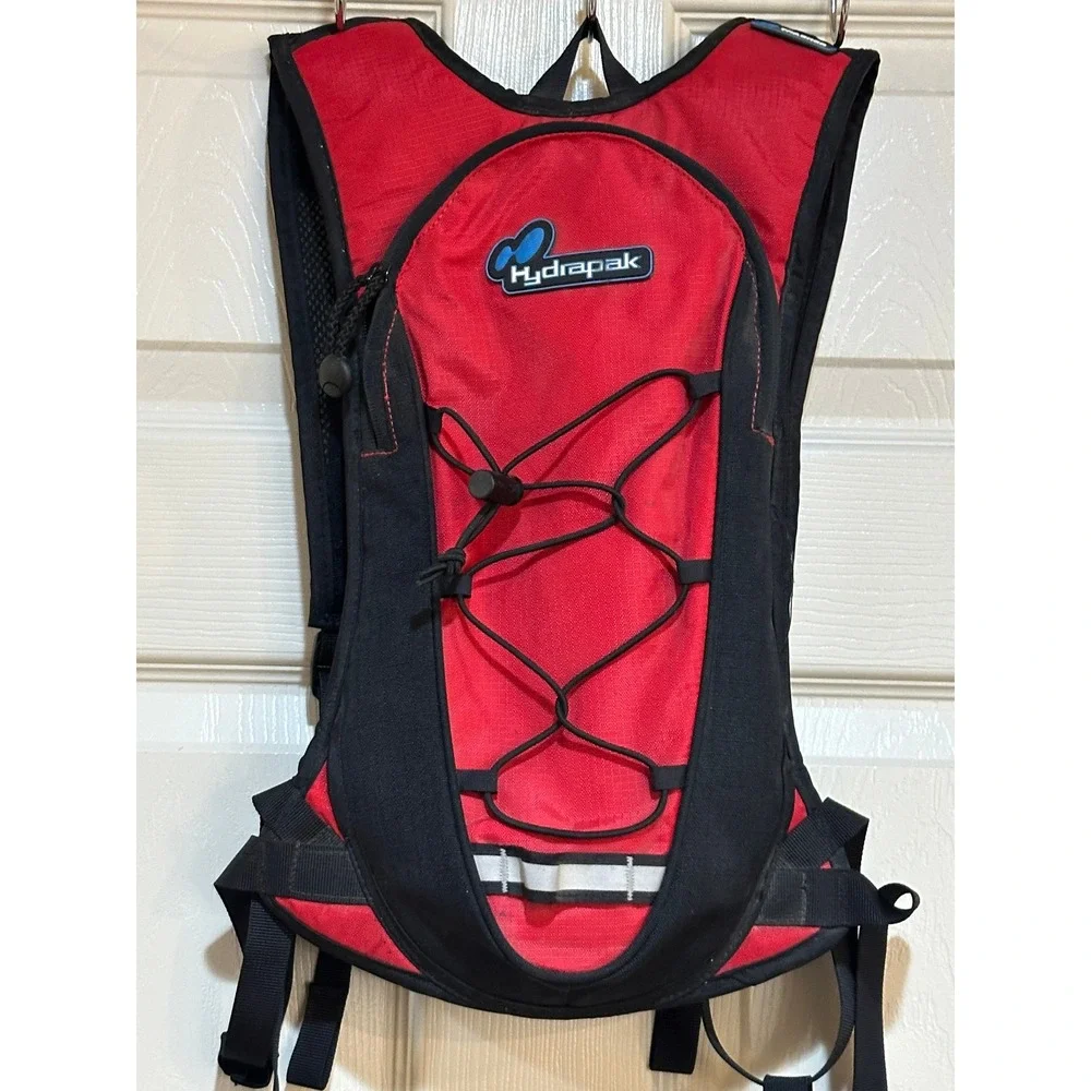 Hydrapak‎ Hydration Pack Shell Red Black Cycling Running Hiking Backpack